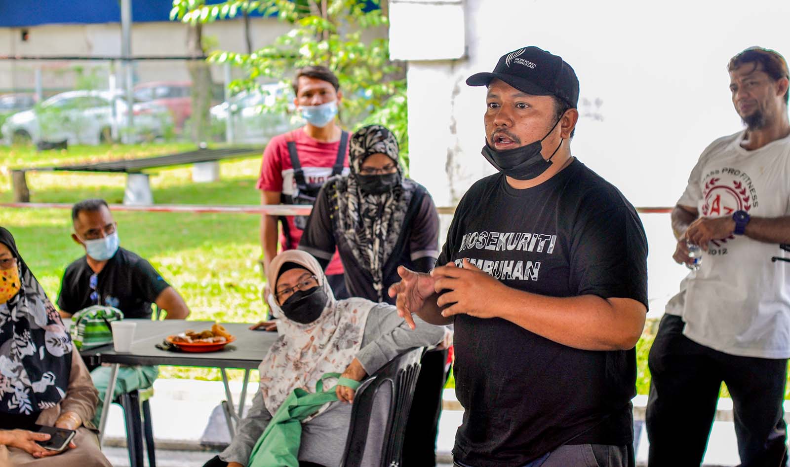 Food security is an urgent matter, says Mohd Rashdan from LA21 Kuala Lumpur. (Tan Kai Ren)