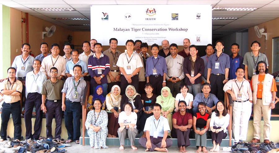 The 2006 Malayan Tiger Conservation Workshop is where the National Tiger Conservation Action Plan was developed (MYCAT)