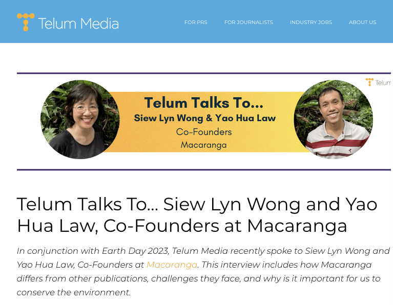 Telum Media Interview for Earth Day 2023